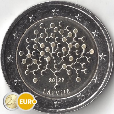 2 Euro Lettland 2022 - Bank von Lettland UNZ