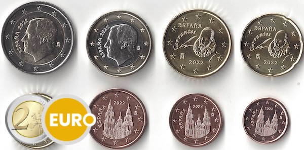 Euro set UNC Spanje 2022