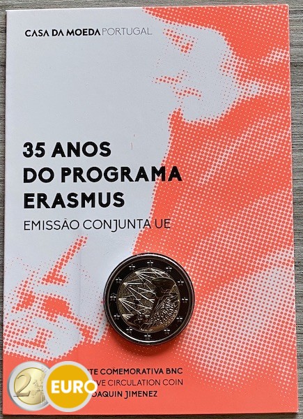 2 euro Portugal 2022 - Erasmus BU FDC Coincard