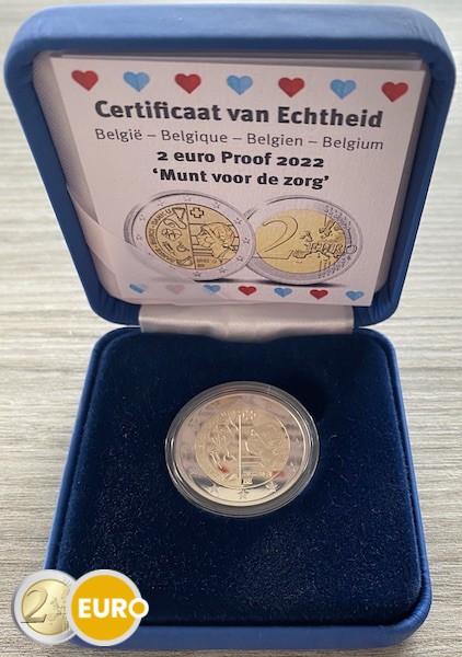 2 euro Belgium 2022 - Health care BE Proof