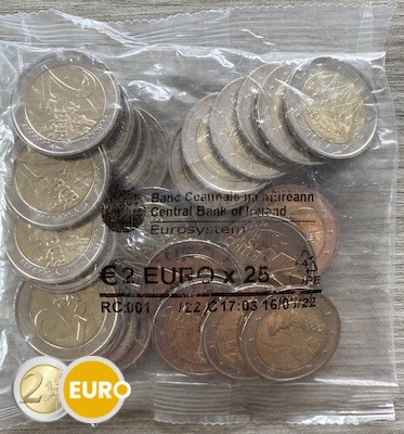 25 x 2 euro Ireland 2022 - Erasmus