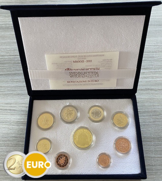 Euro set BE Proof Vatican 2022 + 50 euro gold