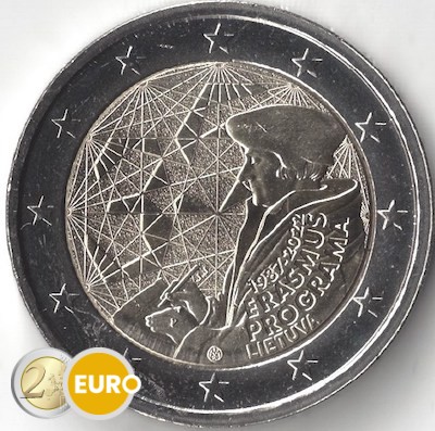 2 euros Lituanie 2022 - Erasmus UNC