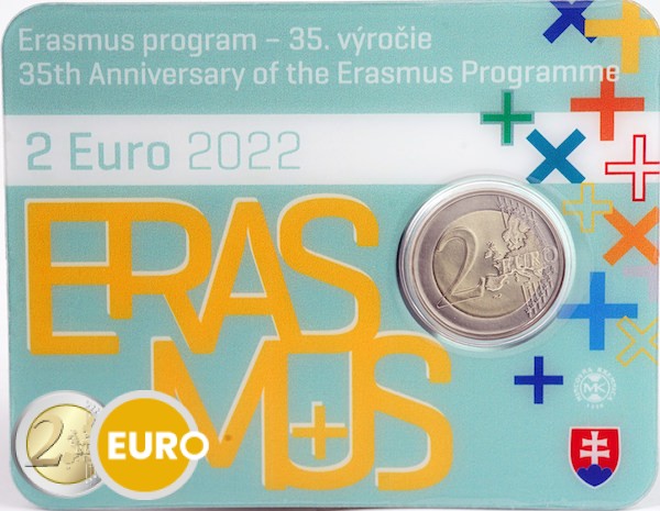 2 euros Slovaquie 2022 - Erasmus BU FDC Coincard