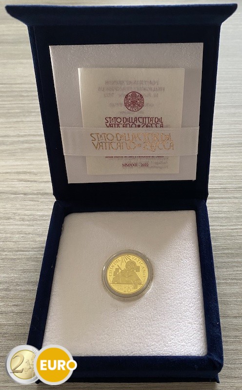 20 euros Vatican 2022 - Saint François de Sales BE Proof Or