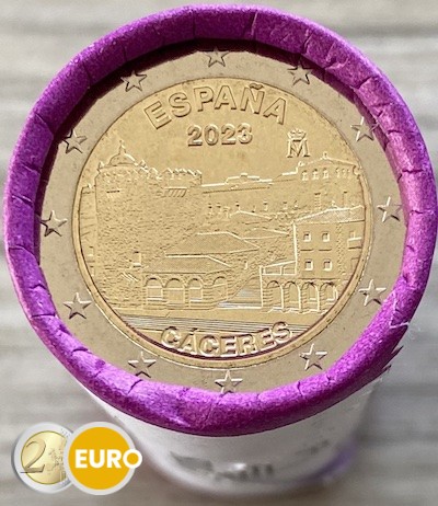 Roll 2 euro Spain 2023 - Old town of Caceres