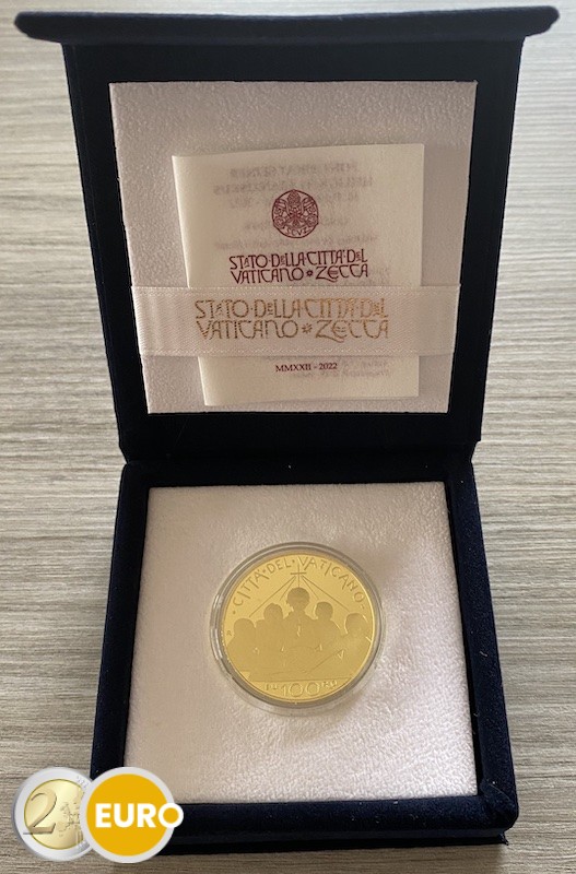 100 euros Vaticano 2022 - Concilio Vaticano II BE Proof Oro