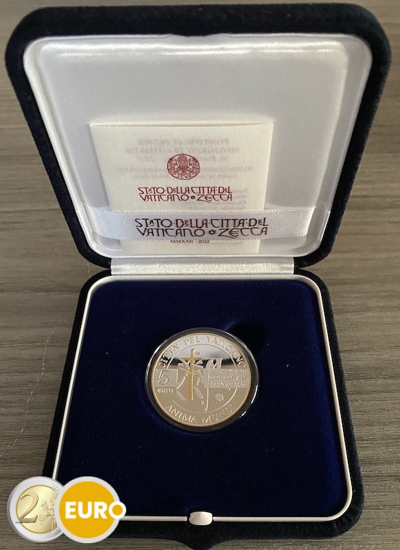 5 euros Vatican 2022 - Anima Mundi BE Proof argent or