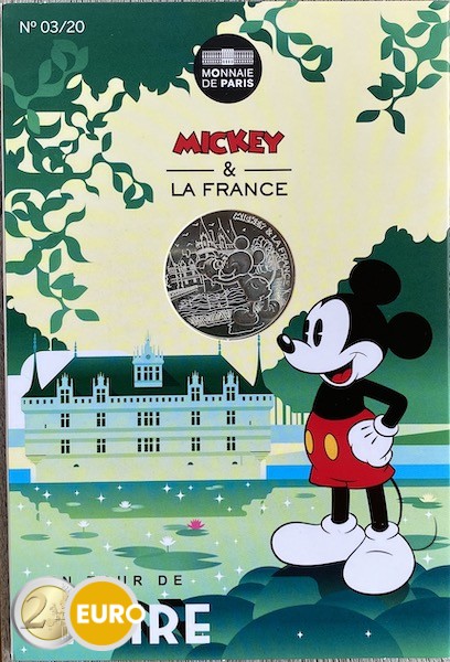 10 euros Francia 2018 - Mickey Un recorrido por el Loira - en coincard
