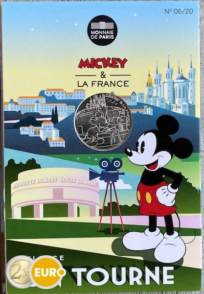 10 Euro Frankreich 2018 - Mickey Stille, wir machen den Film - in Coincard