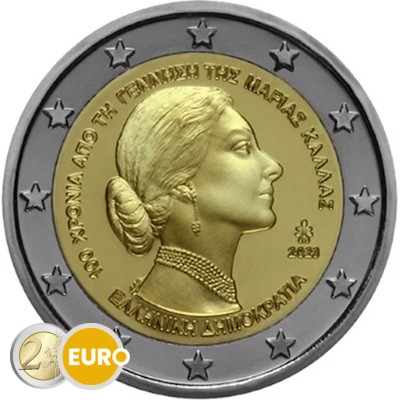 2 Euro Griechenland 2023 - Maria Callas UNZ