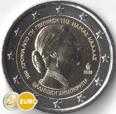 2 euro Greece 2023 - Maria Callas UNC