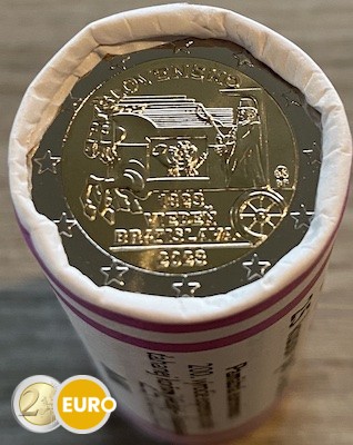 Roll 2 euro Slovakia 2023 - Express mail on horseback