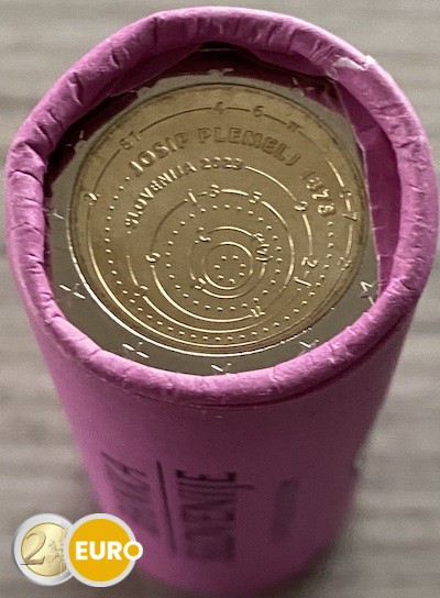 Roll 2 euro Slovenia 2023 - Josip Plemelj