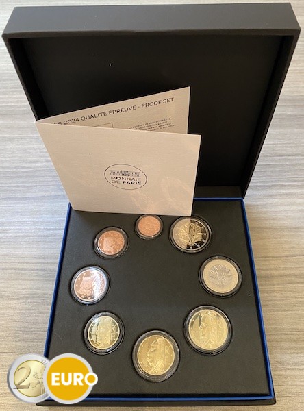 Euro set BE Proof France 2024