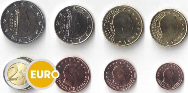 Euro set UNC Luxembourg 2024