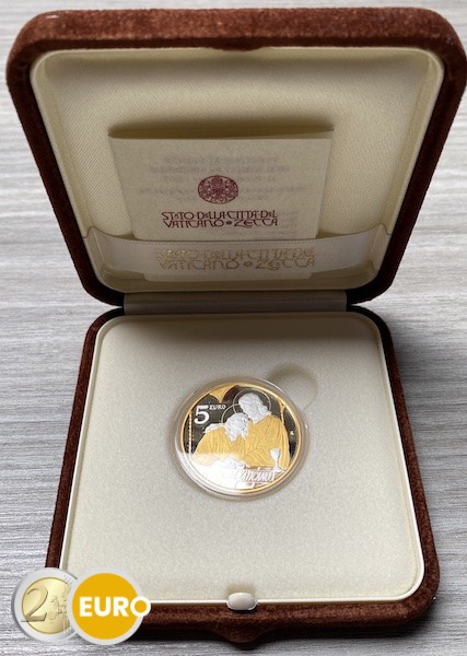 5 euro Vatican 2023 - Saint John BE Proof Silver gold