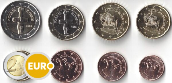 Euro set UNC Cyprus 2024