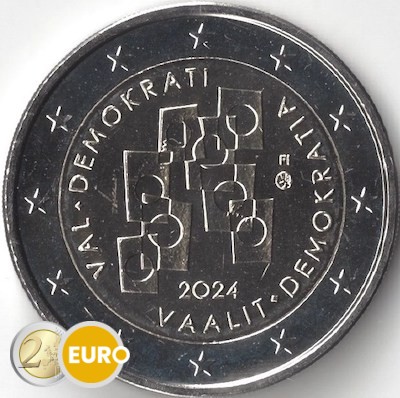 2 Euro Finnland 2024 - Wahlen und Demokratie UNZ