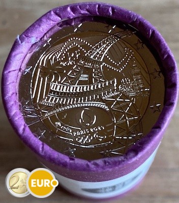 Rolle 2 Euro Frankreich 2024 - Olympische Fackel