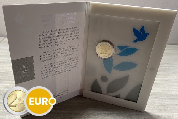 2 Euro San Marino 2024 - Bürgerrechte Stgl.