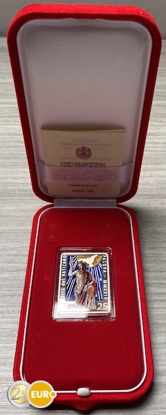 25 euro Vaticaan 2024 - Pasen BE Proof Zilver gekleurd