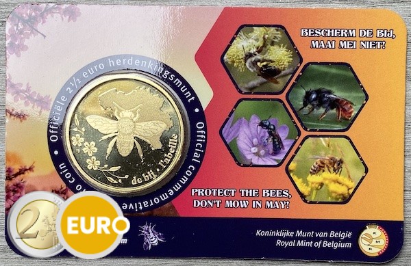 2,50 euro Belgium 2024 - The bee BU FDC Coincard NL