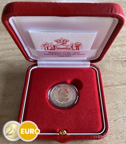 2 euro Monaco 2024 - Treaty with Charles V BE Proof