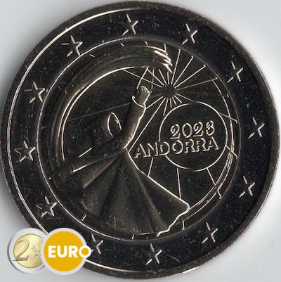 2 euro Andorra 2023 - Festivals summer solstice UNC