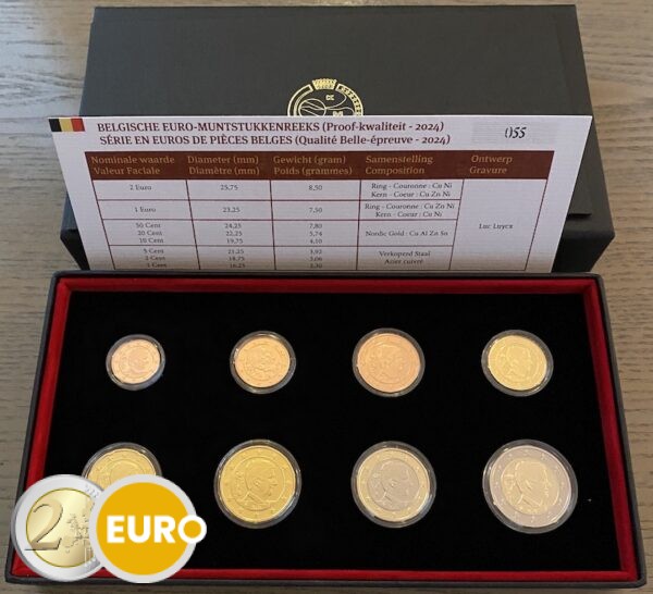 Euro set BE Proof Belgium 2024