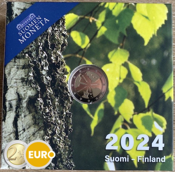 2 euro Finland 2024 - Gesellius, Lindgren, Saarinen BE Proof