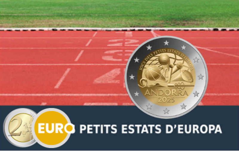 2 Euro Andorra 2025 - Spiele der kleinen Staaten Europas PP