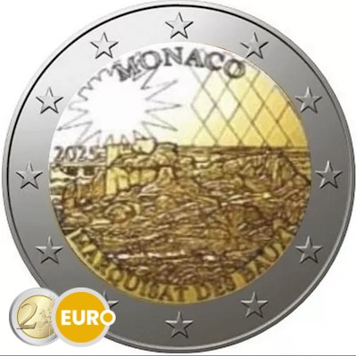 2 Euro Monaco 2025 - Altes Lehen von Baux PP