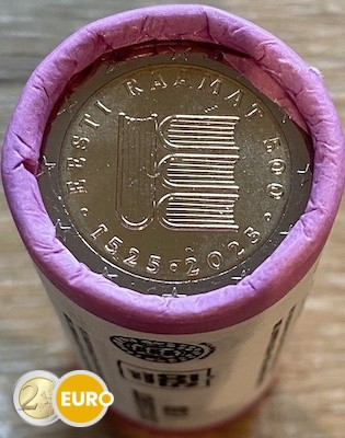 Rolle 2 Euro Estland 2025 - Erster gedruckter Text