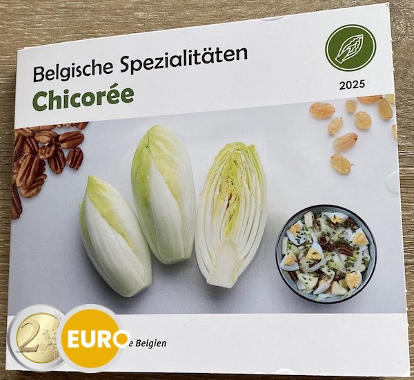 Euro set BU FDC Belgie 2025 Witloof - WMF