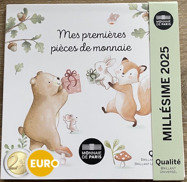 Euro set BU FDC France 2025 My first coins