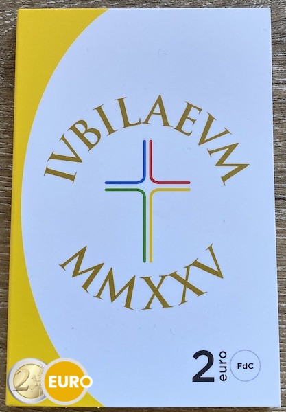 2 euro Italie 2025 - Heilig jaar Jubileum BU FDC Coincard