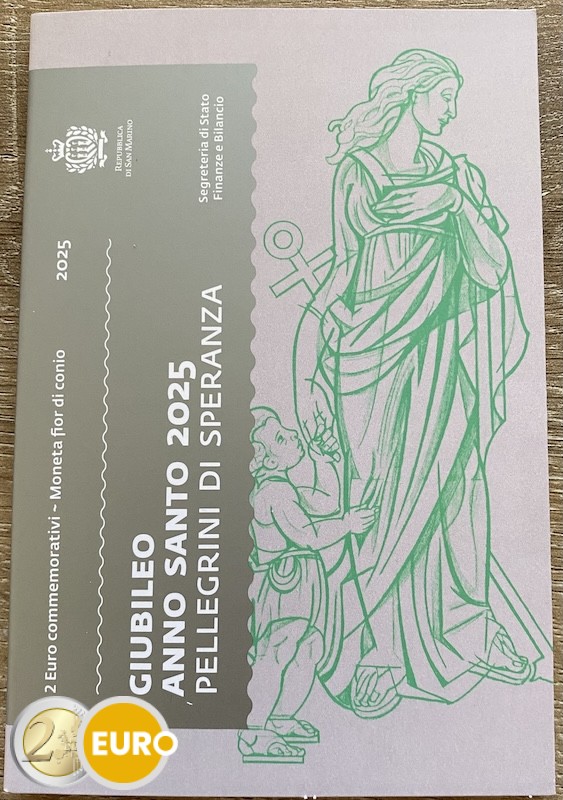 2 Euro San Marino 2025 - Heilige Jahr Stgl.