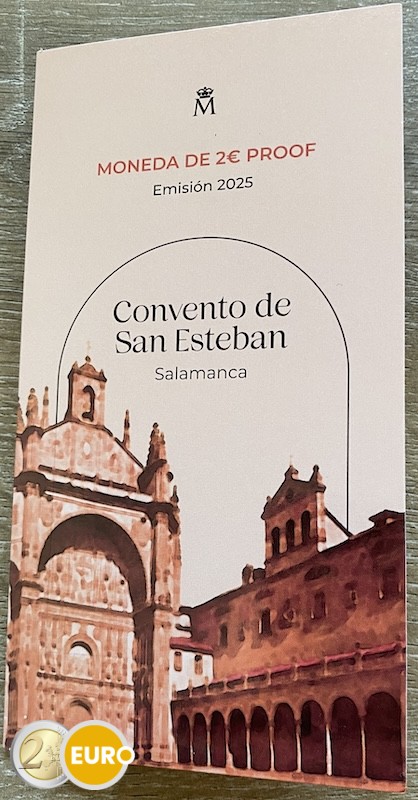 2 Euro Spanien 2025 - Altstadt von Salamanca PP