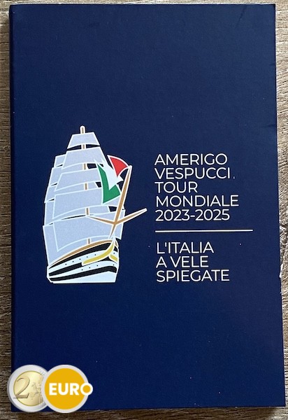 2 Euro Italien 2025 - Amerigo Vespucci Stgl. coincard