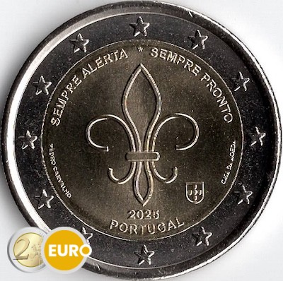 2 Euro Portugal 2025 - Pfadfinder und Jugendbewegungen UNZ