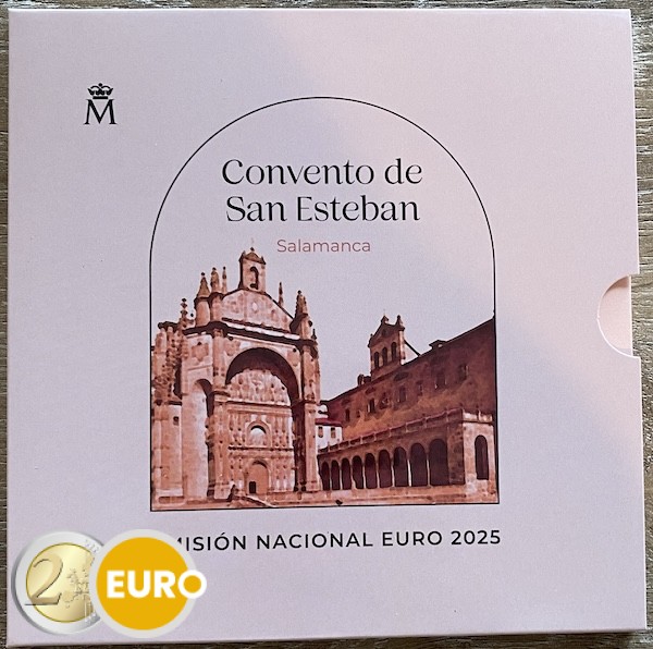 KMS Spanien 2025 Stgl. + 2 Euro Salamanca