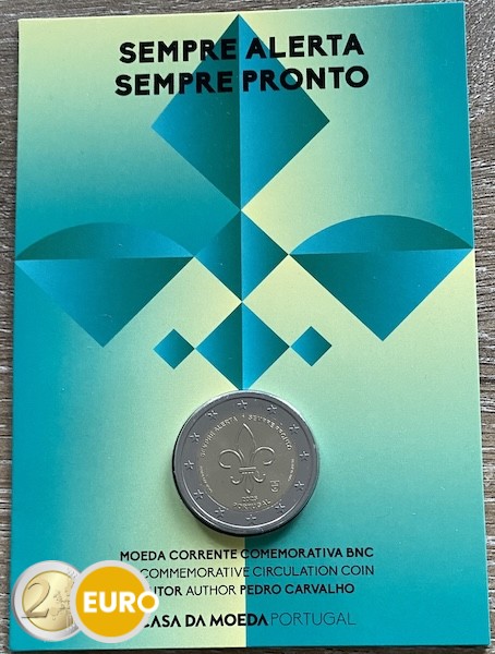 2 Euro Portugal 2025 - Pfadfinder und Jugendbewegungen Stgl. Coincard