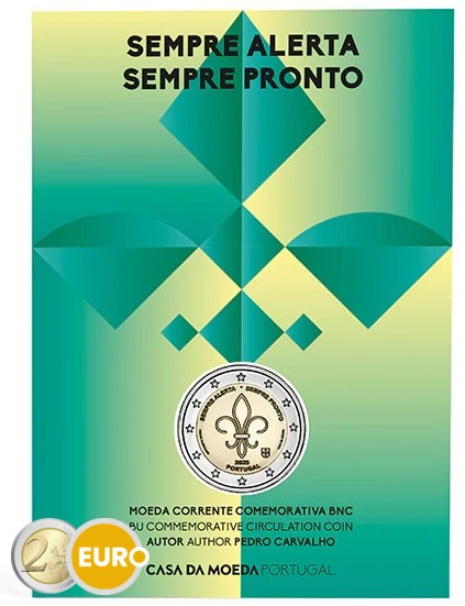 2 Euro Portugal 2025 - Pfadfinder und Jugendbewegungen Stgl. Coincard