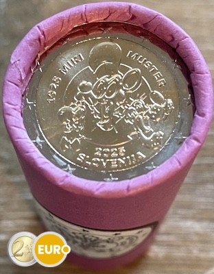 Rolle 2 Euro Slowenien 2025 - Miki Muster