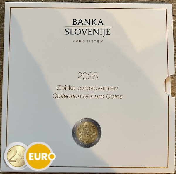Euro set BE Proof Slovenia 2025