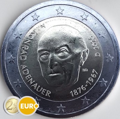 2 Euro Deutschland 2026 - Konrad Adenauer UNZ