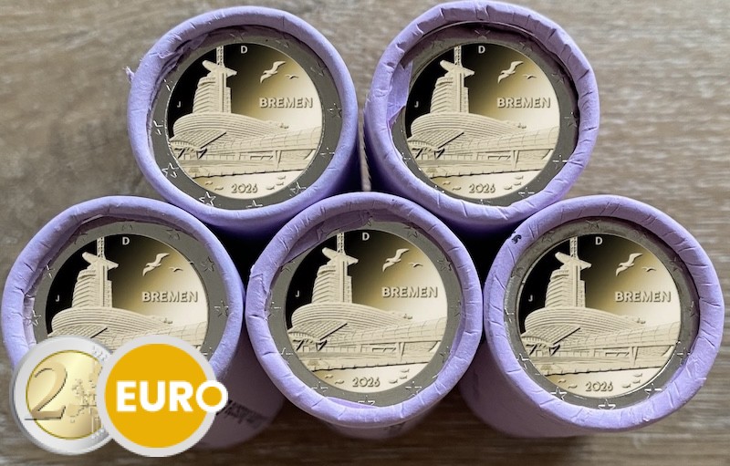 Rollos 2 euros Alemania 2026 - ADFGJ Bremen Casa del climat
