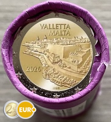 Rolle 2 Euro Malta 2026 - Valletta
