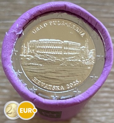 Rolle 2 Euro Kroatien 2025 - Amphitheater Pula